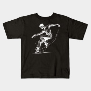 Tap dancer -white Kids T-Shirt